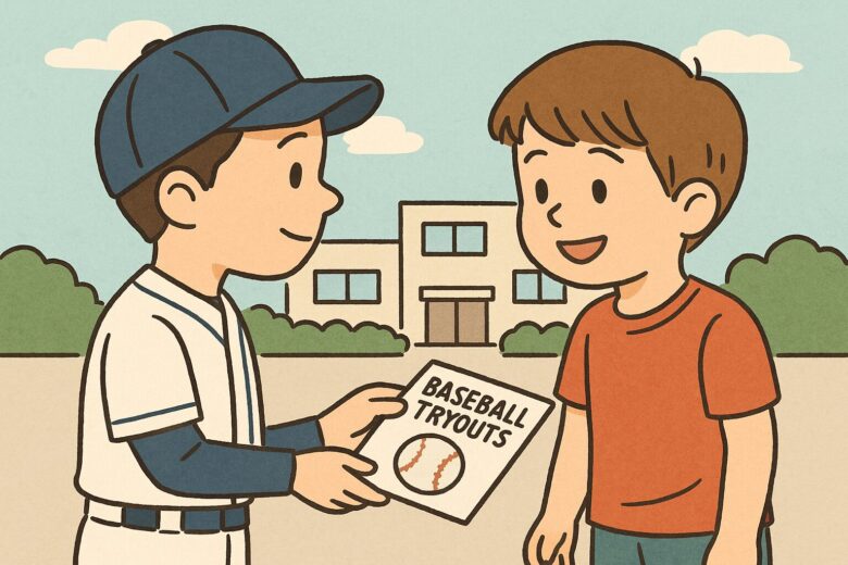 学童野球　低学年　友達と入団