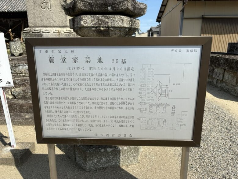 藤堂家墓地