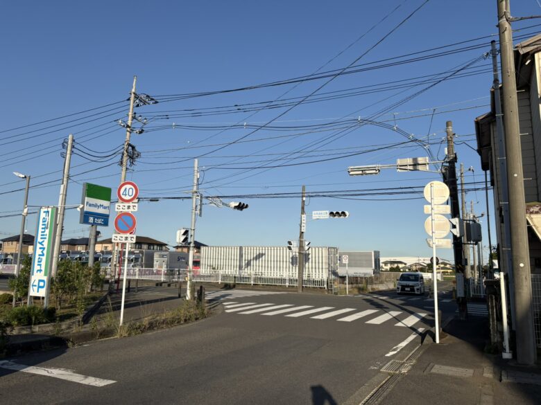 有馬高校北川交差点